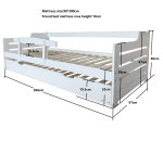 BONA-MARTA bērnu gulta ar izvelkamu guļvietu - Image 5